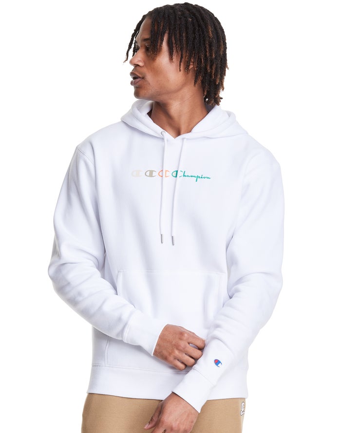 Champion triple clearance logo hoodie